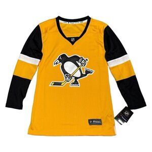 Womens Pittsburgh Penguins Fanatics NHL Breakaway Alternate Hockey Jersey Yellow